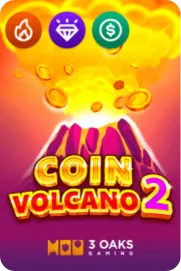Coin Volcano 2 Slot – Vulkan-Thema mit explosiven Gewinnen